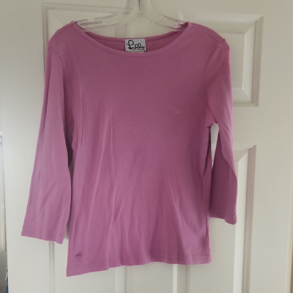 Lilly Pulitzer Lavender Cotton Tee